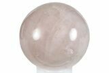 Polished Rose Quartz Sphere - Madagascar #260530-1